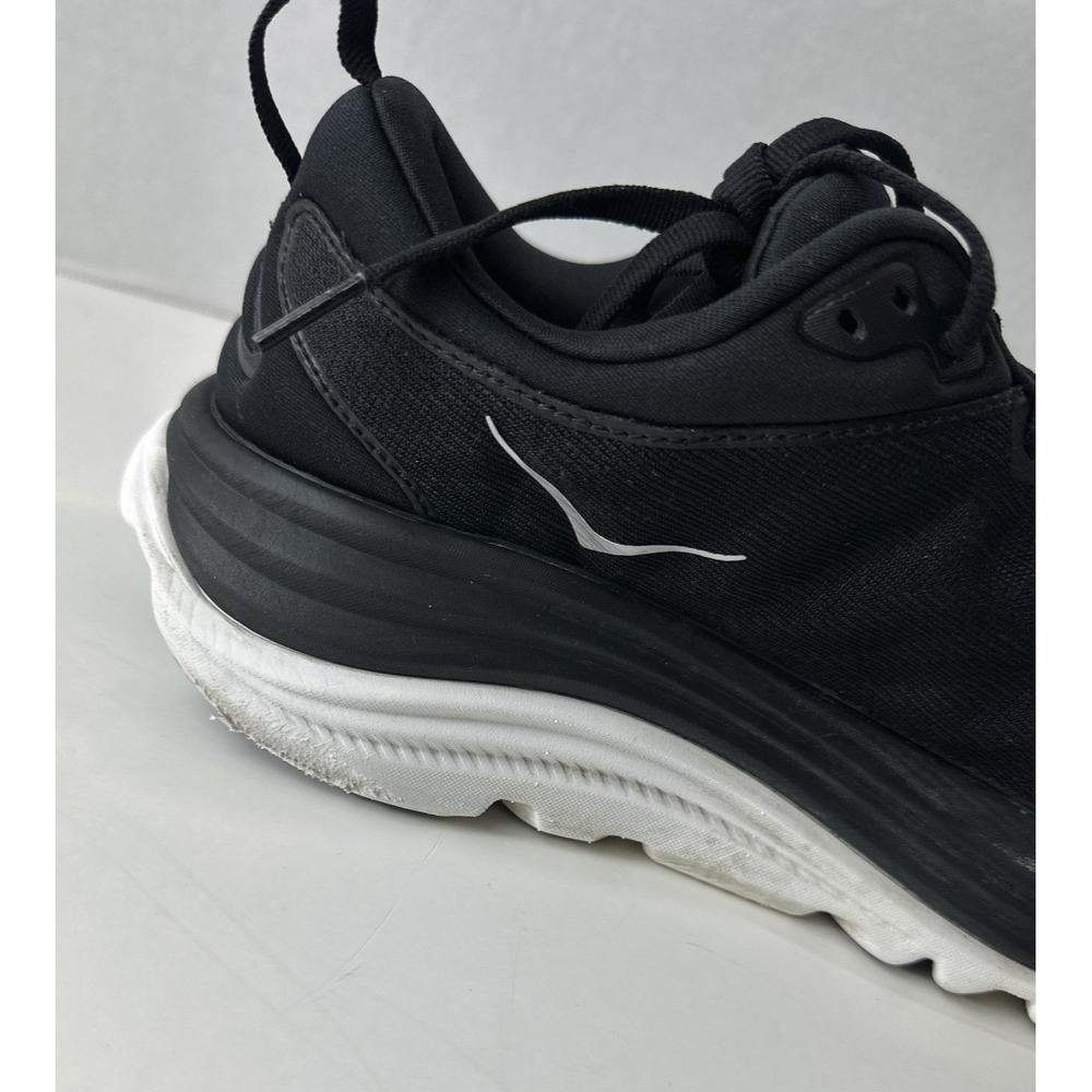 Hoka One One Gaviota 5 Women's Size 8.5B Black Running Shoes 8.5 1134235 BWHT - Picture 4 of 13
